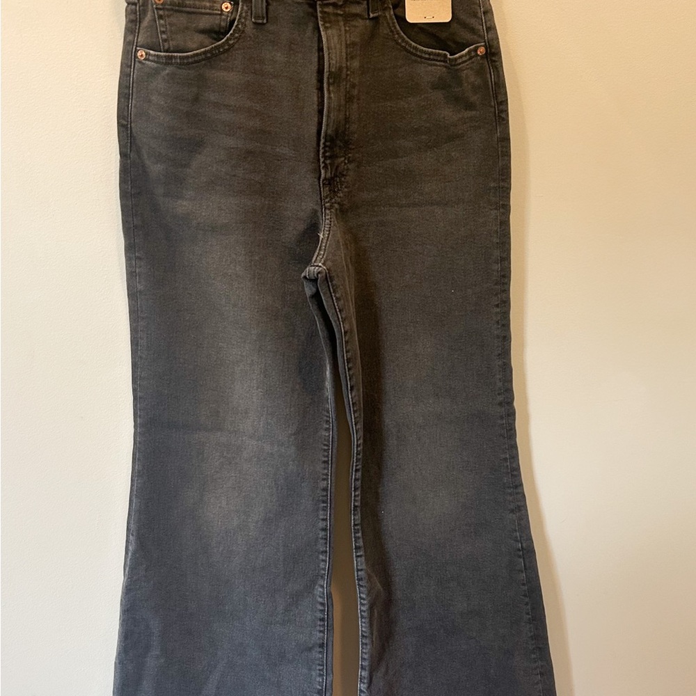 Levi's Dark Gray Wide Leg Women's Jeans